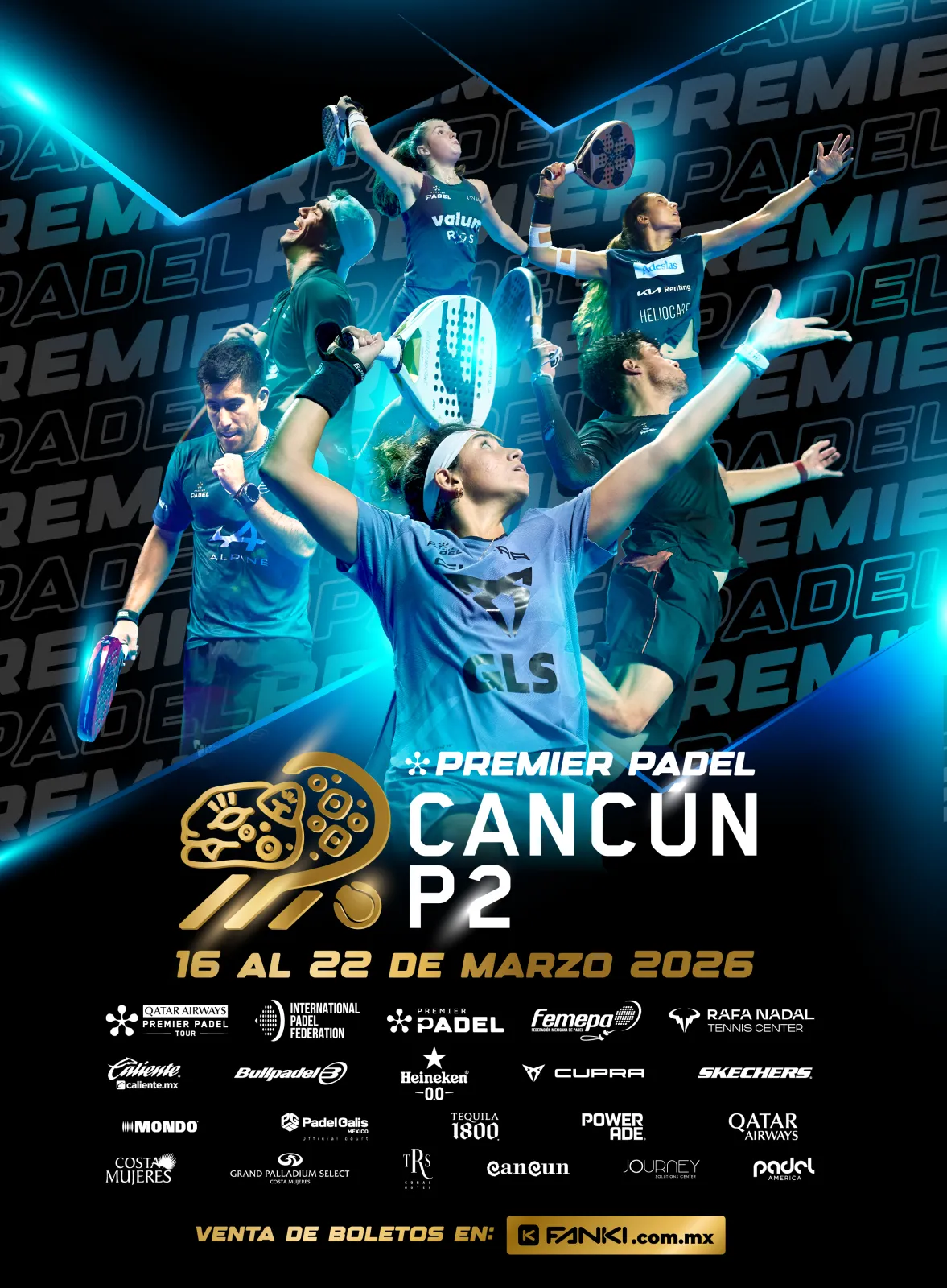 Official poster for Cancún P2 2026