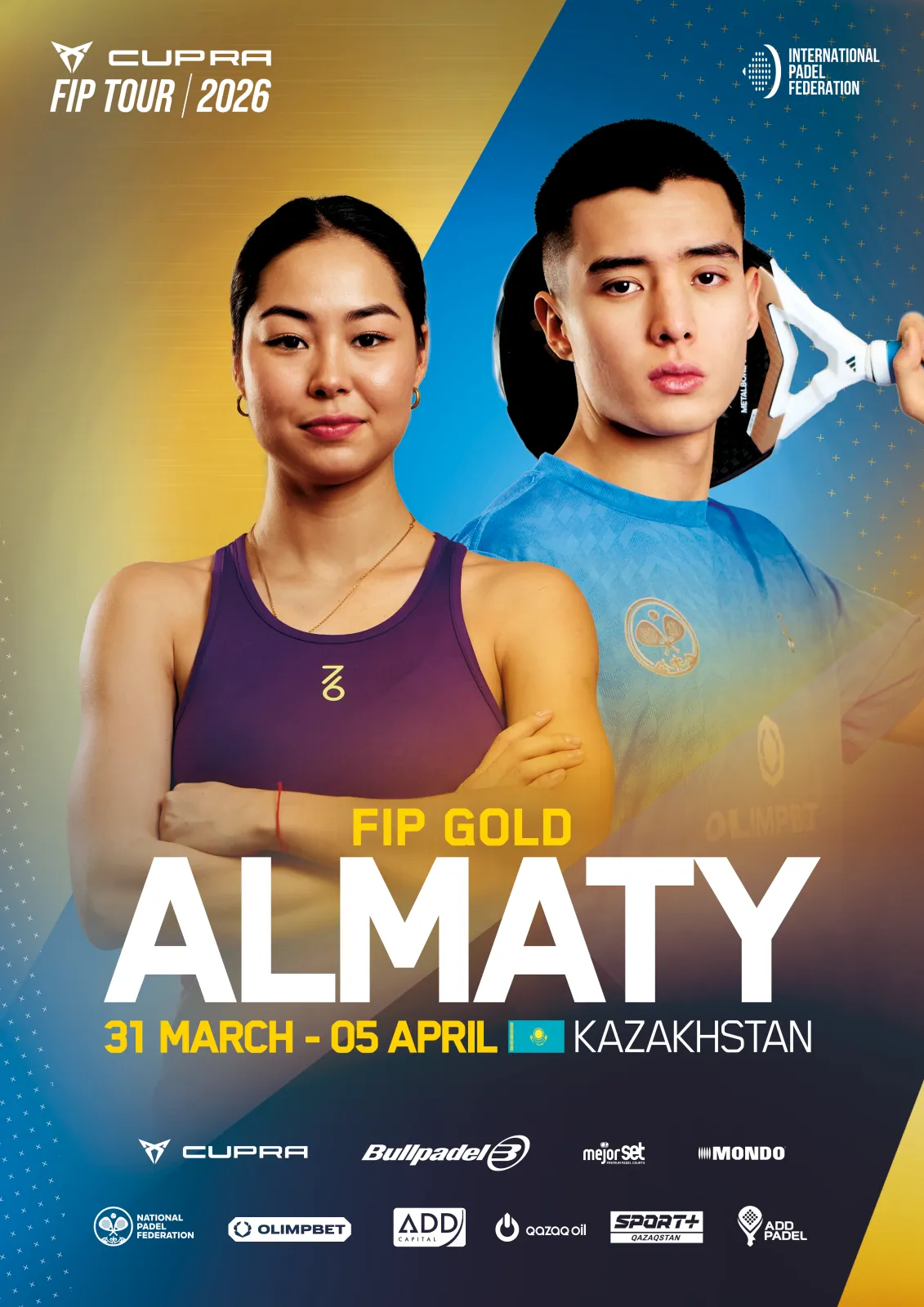 Official poster for FIP Gold Almaty