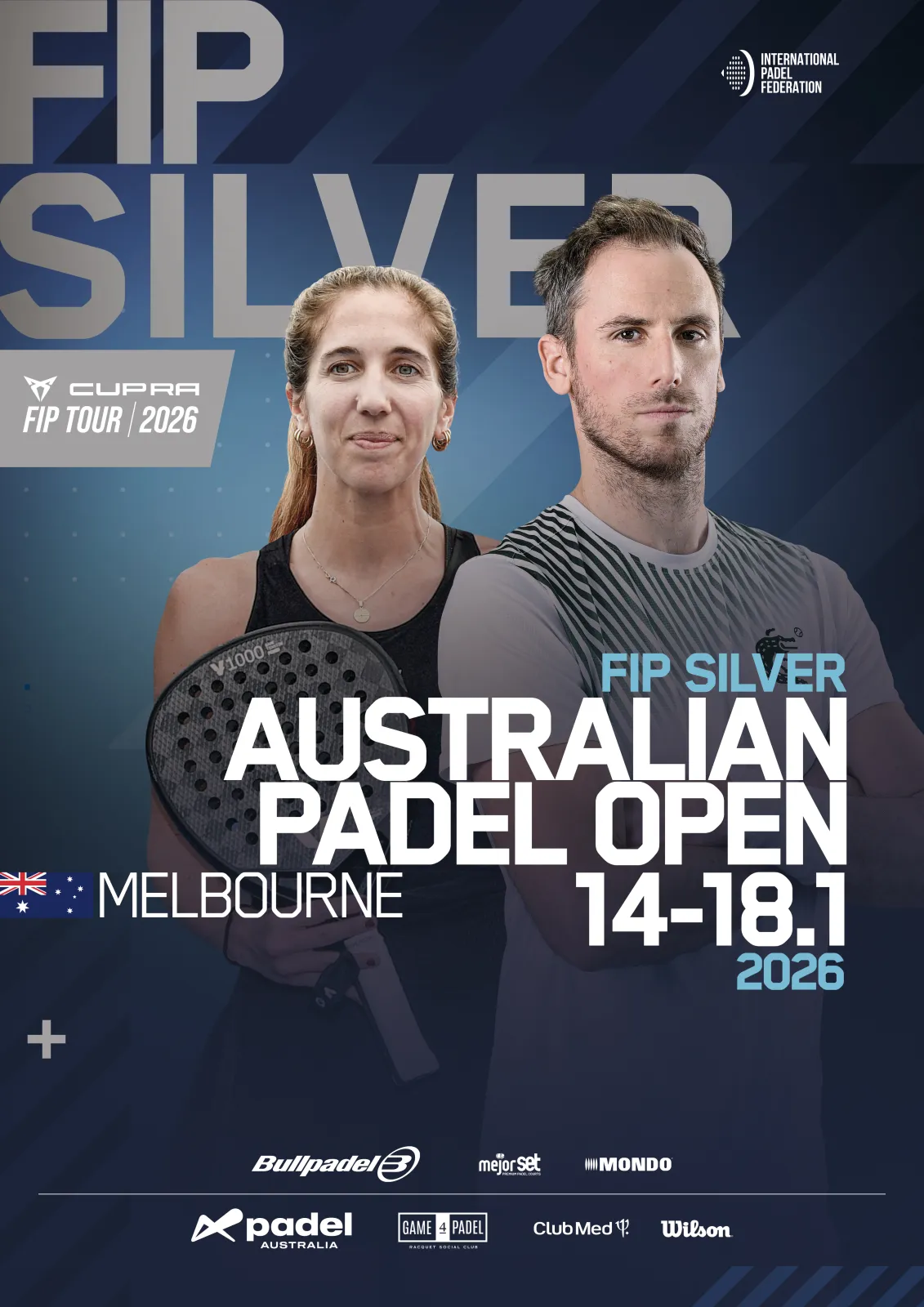 Official poster for FIP Silver Australian Padel Open
