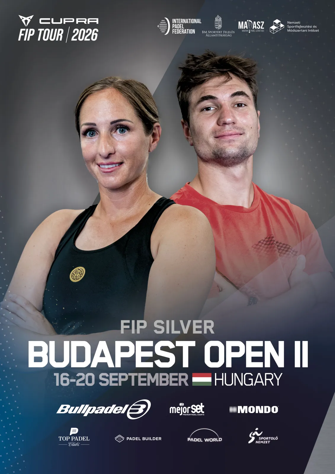 Official poster for FIP Silver Budapest Open II