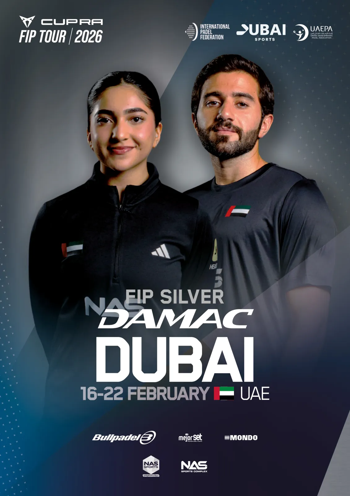 Official poster for FIP Silver Damac Dubai