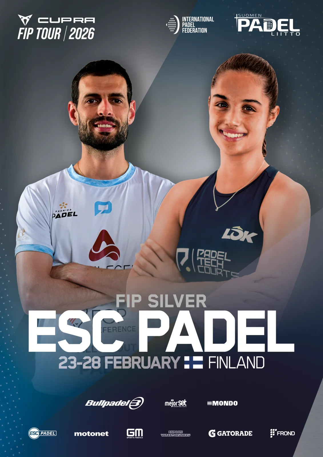 Official poster for FIP Silver Esc Padel 2026