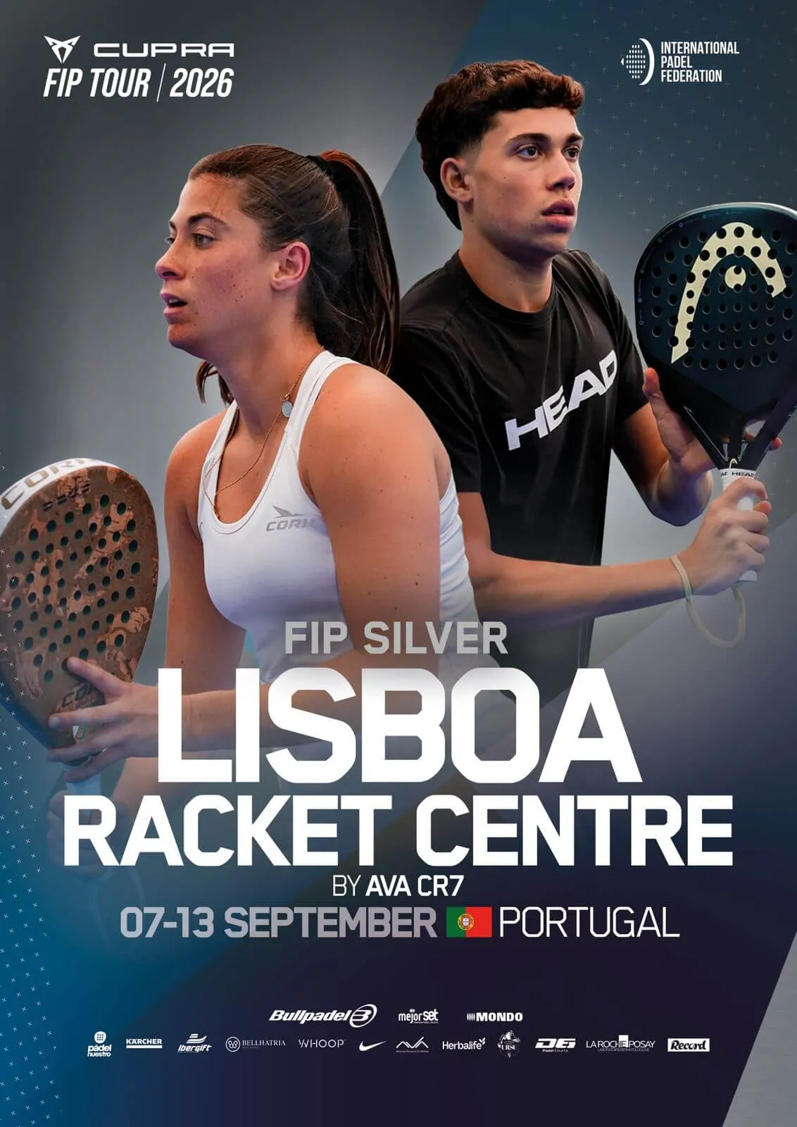 Official poster for FIP Silver Lisboa Racket Centre By Ava Cr7