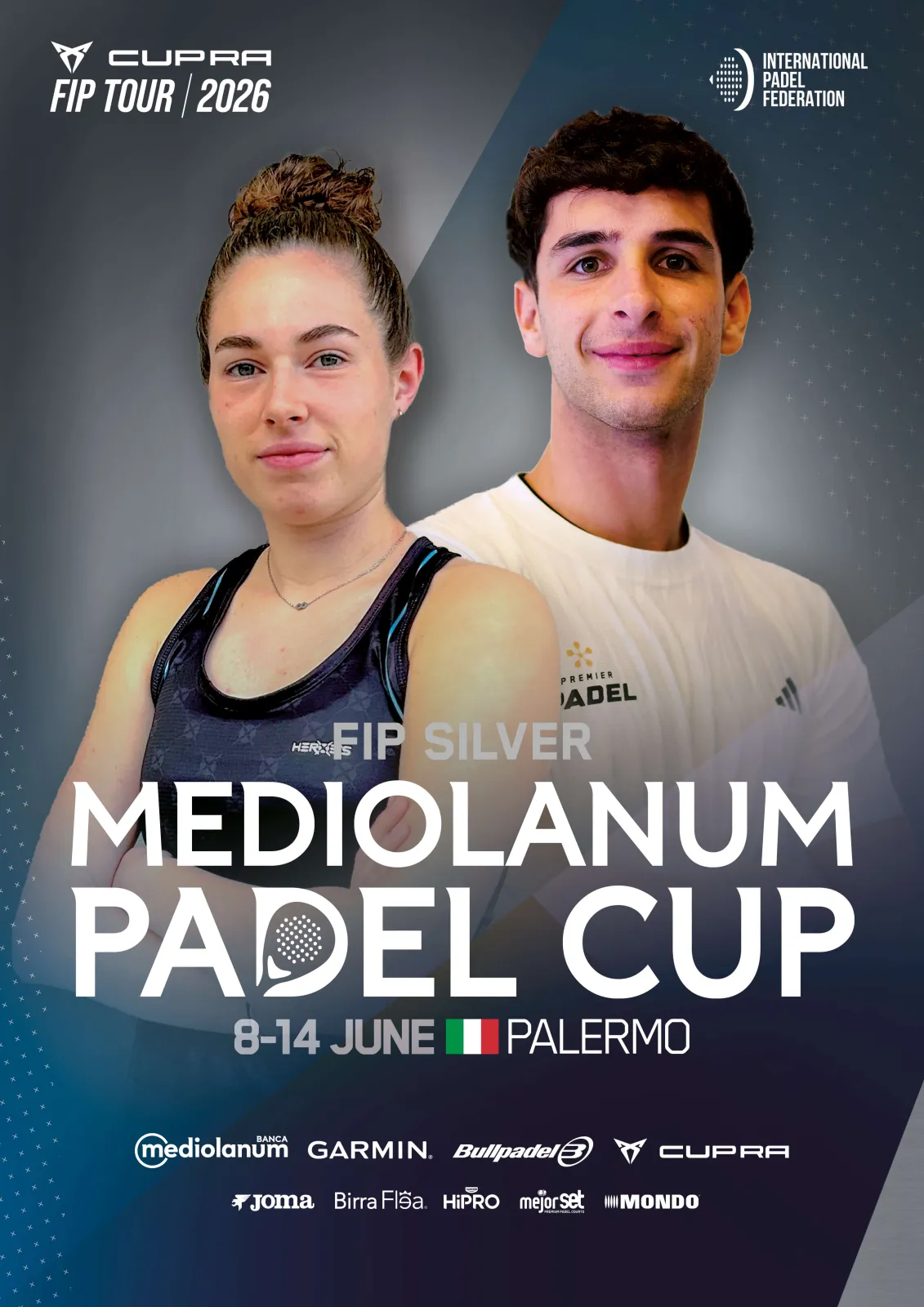 Official poster for FIP Silver Mediolanum Padel Cup