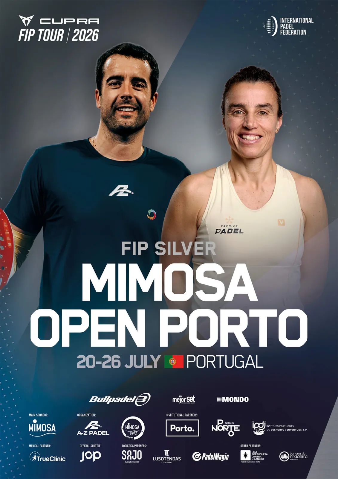 Official poster for FIP Silver Mimosa Open Porto