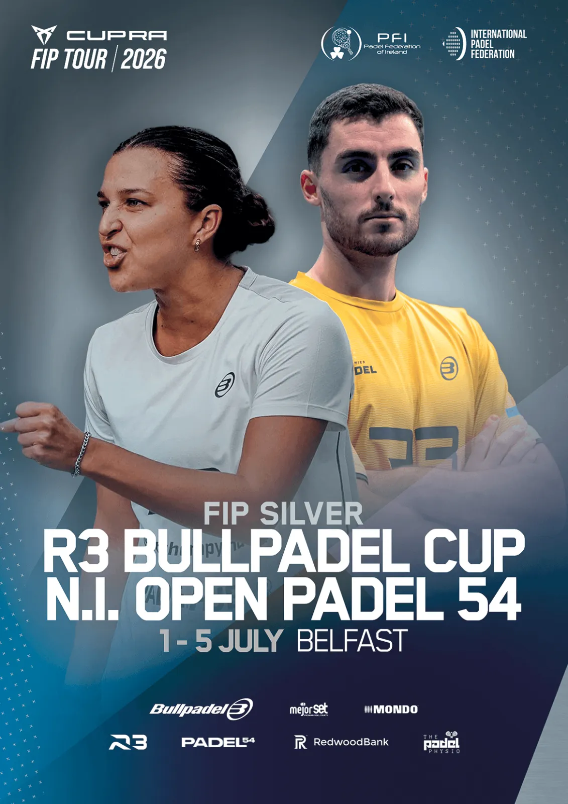 Official poster for FIP Silver R3 Bull Padel Cup