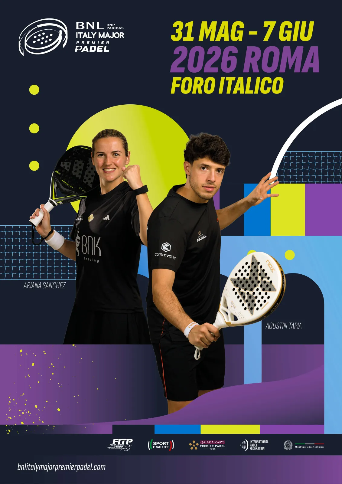 Official poster for Italy Major 2026