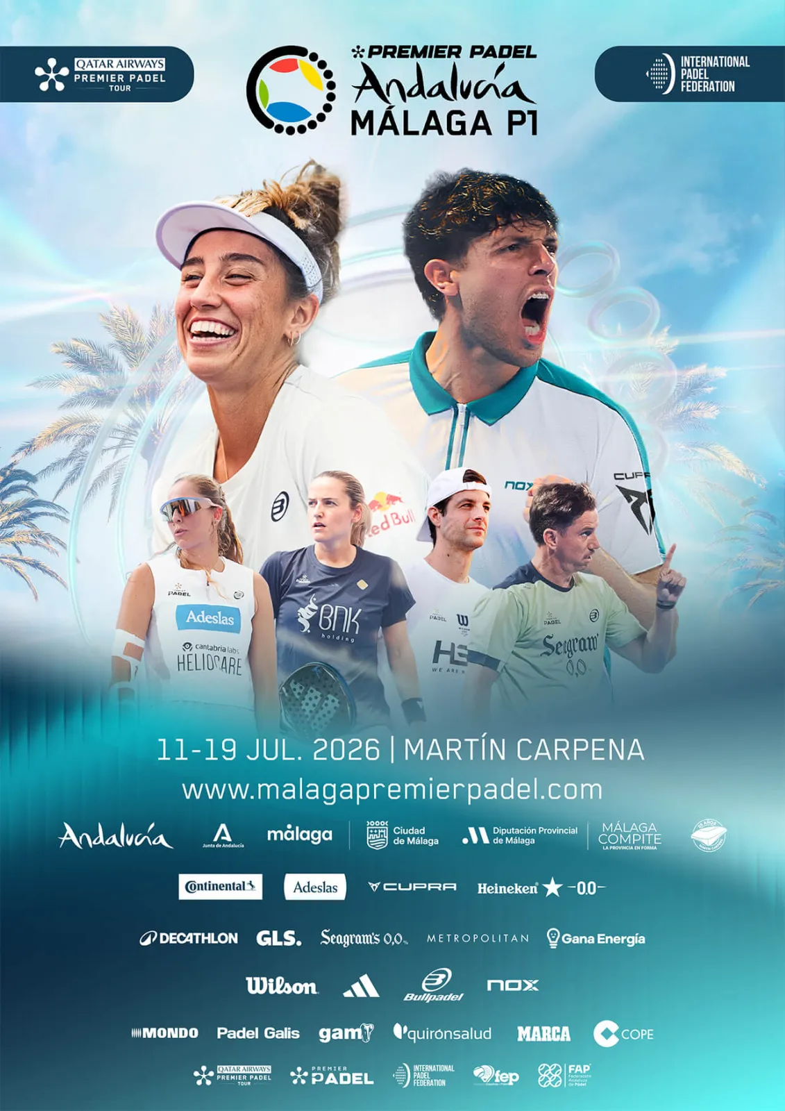 Official poster for Málaga P1 2026
