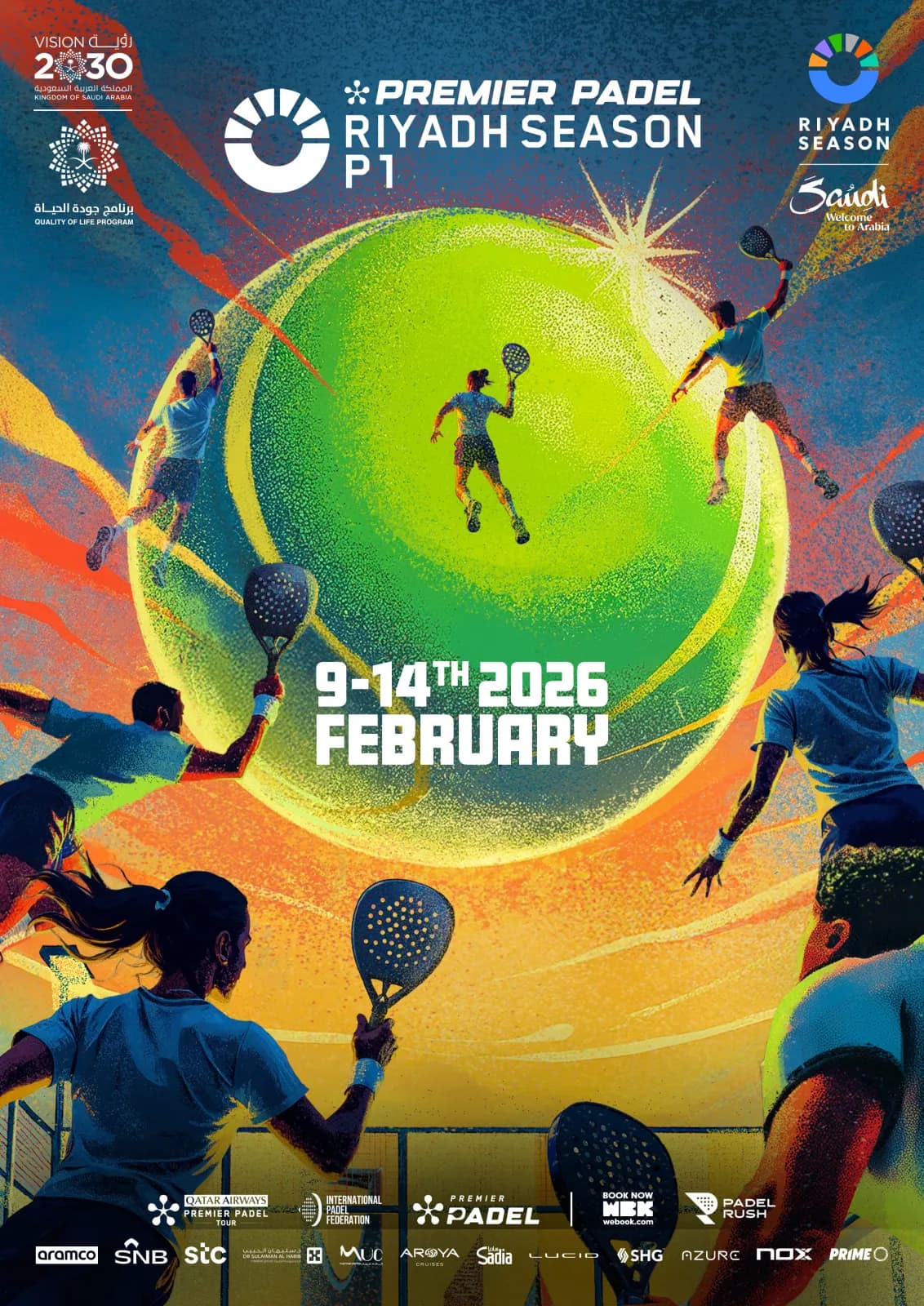 Official poster for Riyadh Season P1 2026